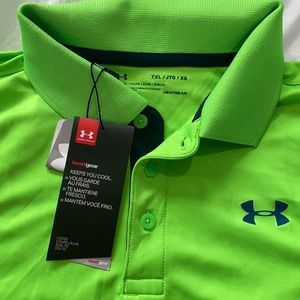 Boys dry fit polo shirt. Short sleeve